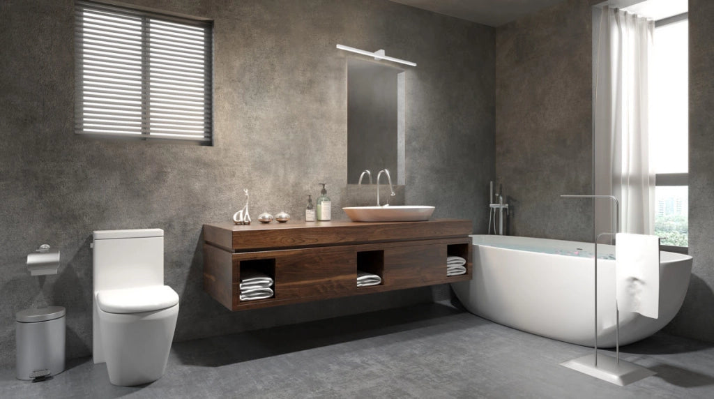 Applique bagno Nevada XXL bianca LED 32W IP44 Light Prestige