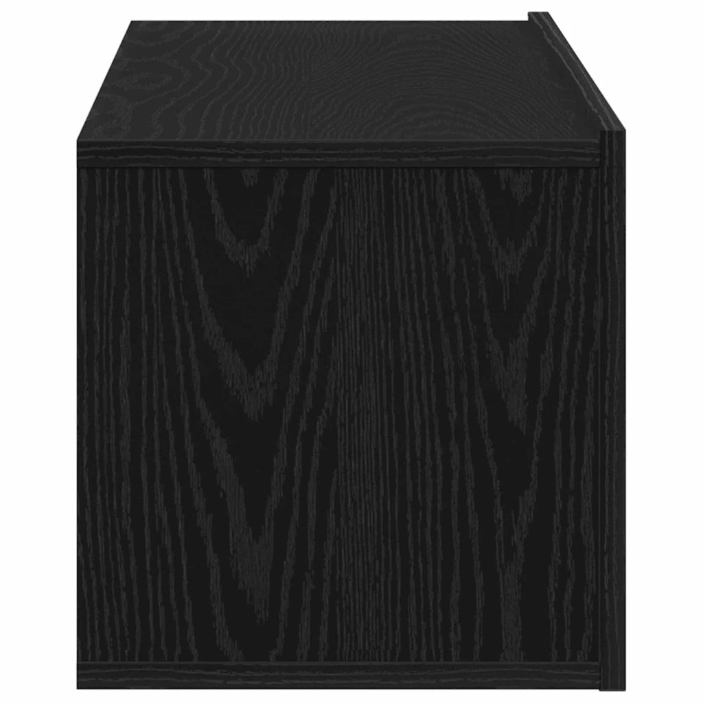 Mobile TV-Credenza per TV-Console TV Rovere Nero 100 x 30 x 30 cm Legno multistrato