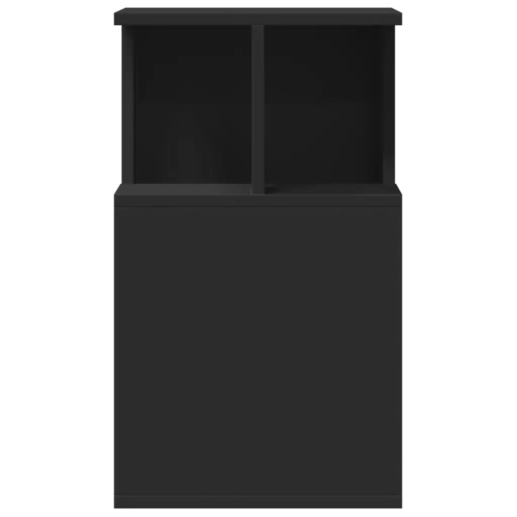 Tavolino Nero 35x35x60 cm in Legno Multistrato