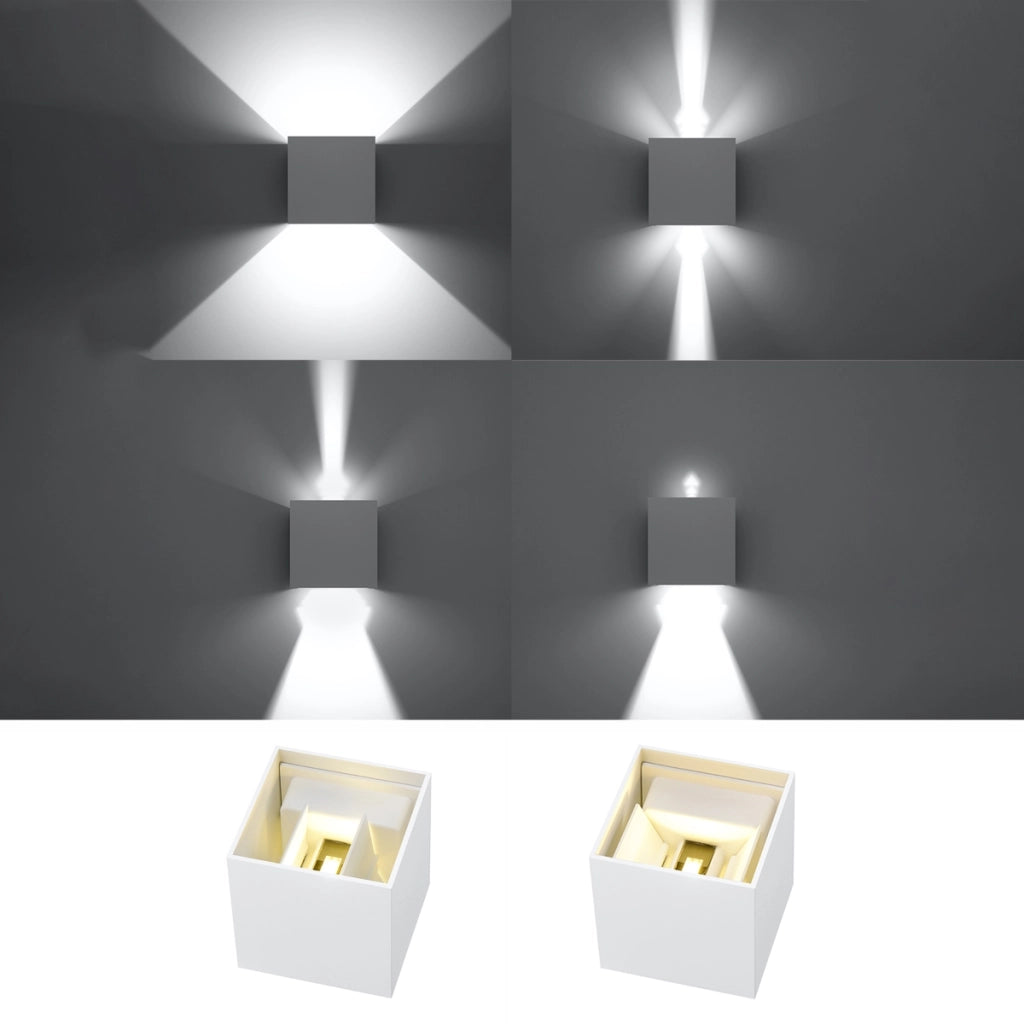 Lampada da parete LUCA LED bianco IP54