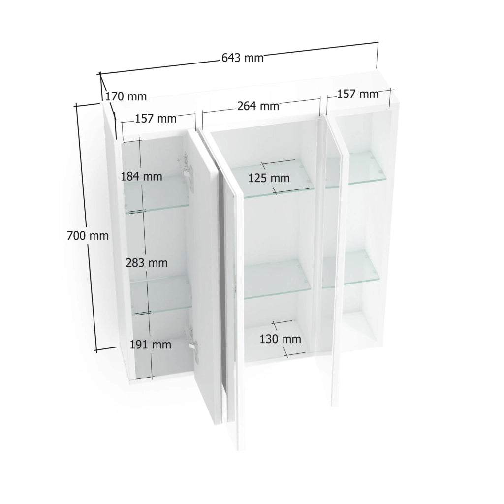Mobile Pensile Algeri, Armadietto sospeso, Mobiletto a muro, Armadio ausiliario multifunzione, Made in Italy, 60x17h70 cm, Bianco lucido