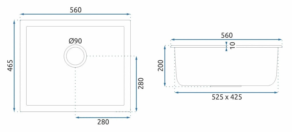 Lavello Granit Nels Black