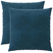 Cuscino con cuscino HEERLEN 2 pz Blu Velluto 928187