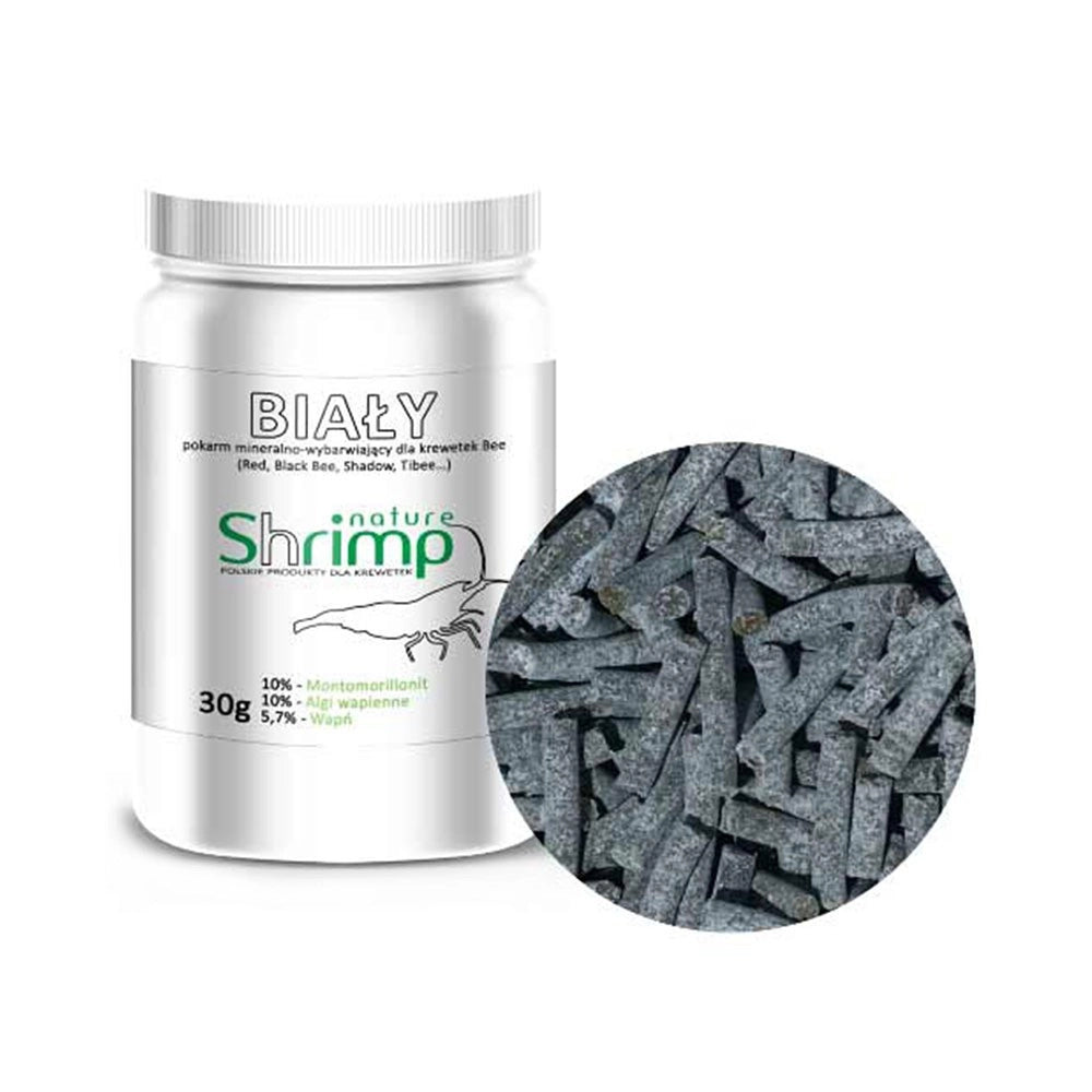 Shrimp Nature White 30gr - alimento per intensificare la colorazione bianca dei gamberetti