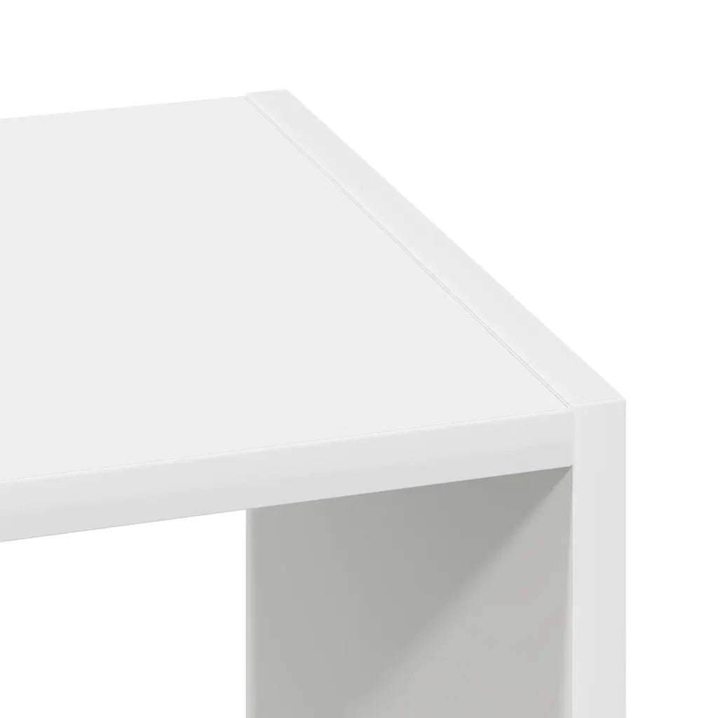 Libreria Impilabili Bianca 30x30x80 cm in Legno Multistrato