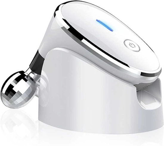 Apparecchio di sollevamento facciale, massaggiatore facciale EMS per dimagrimento facciale Apparecchio a doppia testa 3D massaggiatore facciale con tecnologia EMS, 5 velocità elettriche, per idratazione e rigenerazione della pelle.