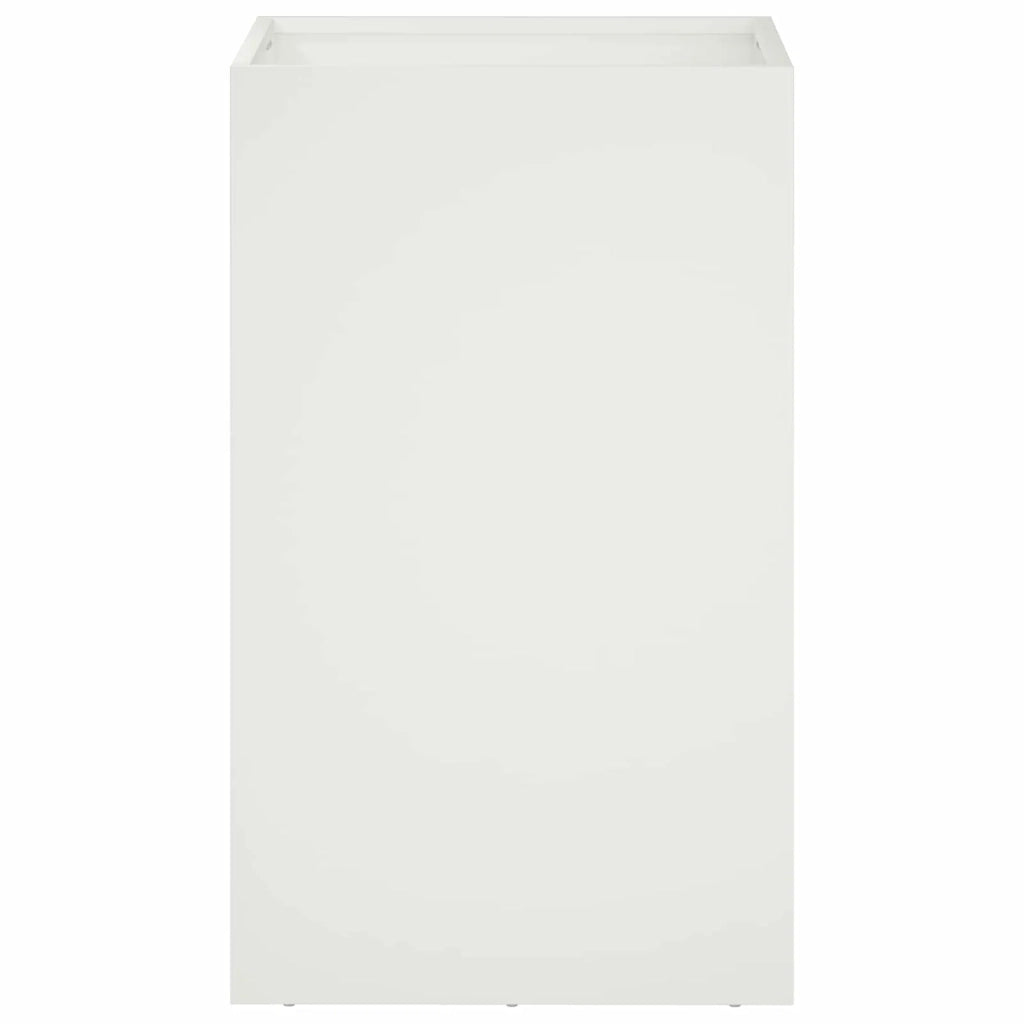 Vaso da giardino 2 pz Bianco 30 x 30 x 40 cm 8005333