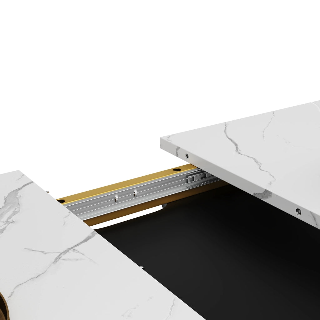 TAVOLO DA PRANZO ALLUNGABILE 120-160x80 cm MDF Nero