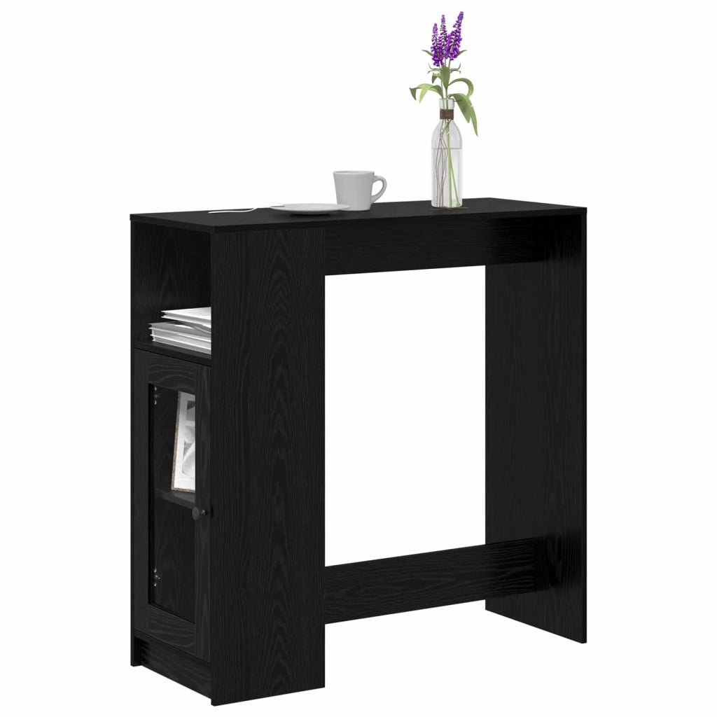 Tavolo da bar Rovere Nero 101 x 40 x 103,5 cm Legno multistrato 8003919
