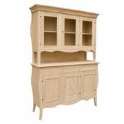 Cristalliera sagomata 3 ante 3 cassetti grezzo 151x50x214 (3088+3089) - Mobili 2G