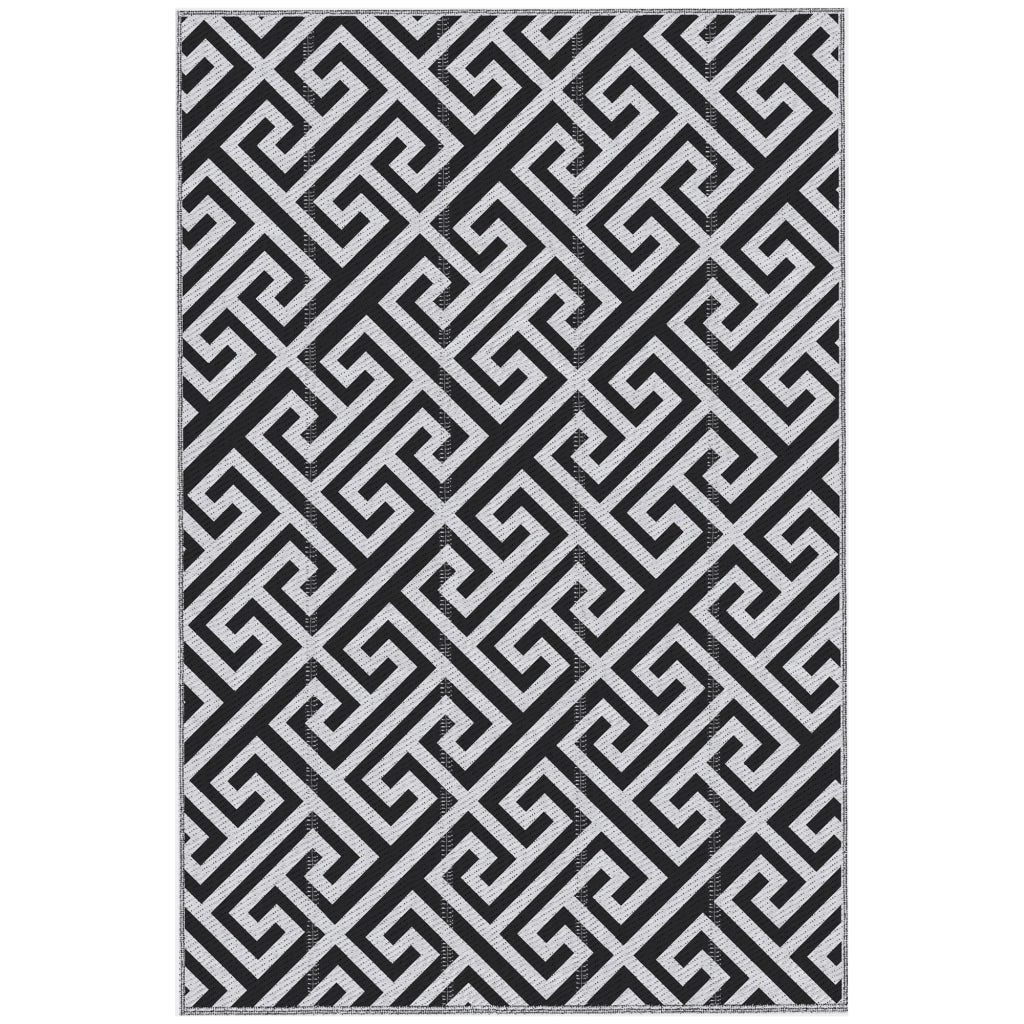 Tappeto Esterno Reversibile ¨C zephmum ¨C Grigio Nero 182x274 cm