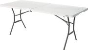 Tavolo pieghevole - 183 x 76 x 74 cm - colore vivace con extra parole chiave: arredamento esterno, mobili da giardino. Tavolo da giardino pieghevole