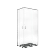 Box doccia angolare trasparente 195 6mm matias, misura 70x90