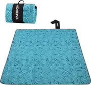 Tenda da picnic XXL impermeabile e in pile 200 x 200 cm - Blu