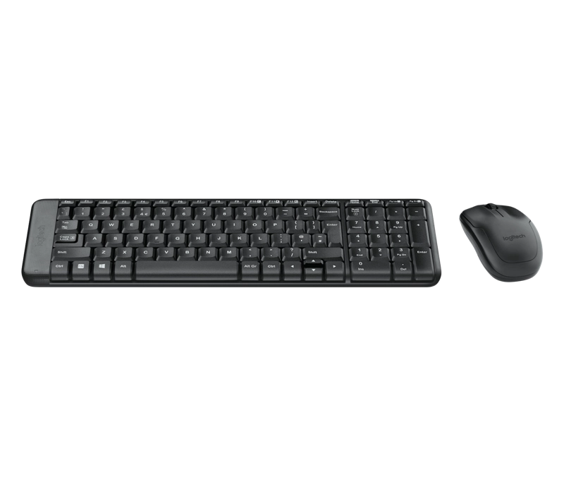 ORIGINAL Logitech Accessori per computer nero 920-003168 MK220 - Tastatur, Maus Kit di tastiera e mouse wireless MK220
