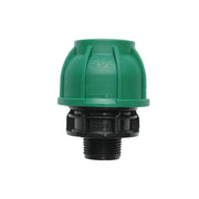 Raccordo Maschio a compressione 32mm X 3/4", per sistemi di irrigazione Manicotto Raccordo Tubi Raccordo di giunzione a compressione 32mm X 3/4" per sistemi di irrigazione