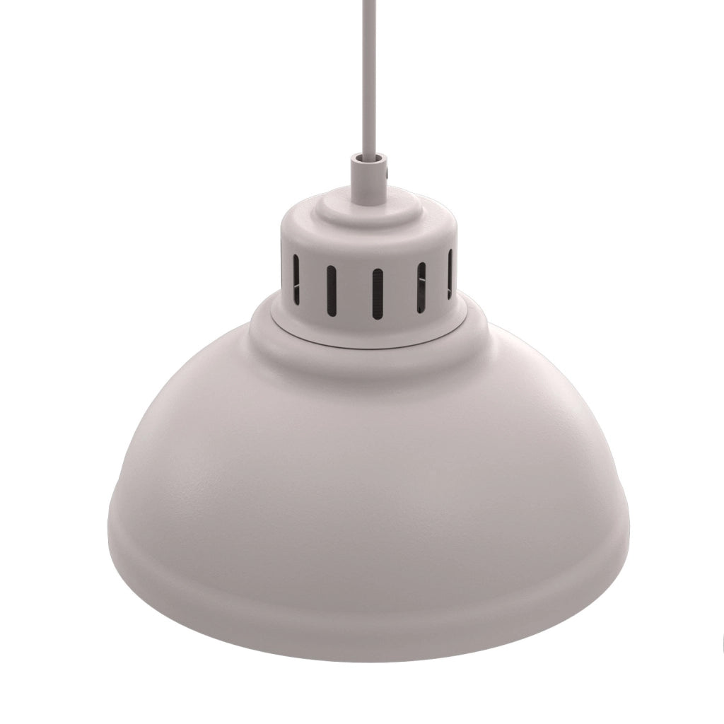 Lampada sospesa lineare 5xE27 beige metallo Sven Luminex