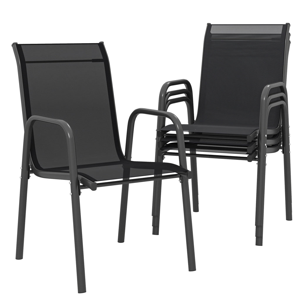 Sedia da pranzo con braccioli ¨C zephmum ¨C nero