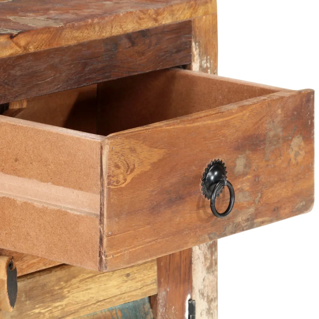 Credenza-Buffet-Armadio da cucina 70x30x68 cm in Legno Massello di Recupero
