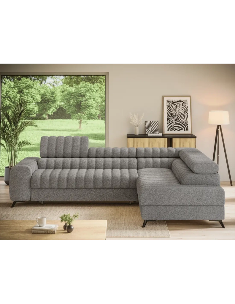 Divano ad angolo collezione KANEDOJO colore Grigio