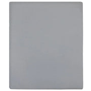 Lenzuolo con Angoli Jersey Grigio 100x200 cm Cotone CFW2381782