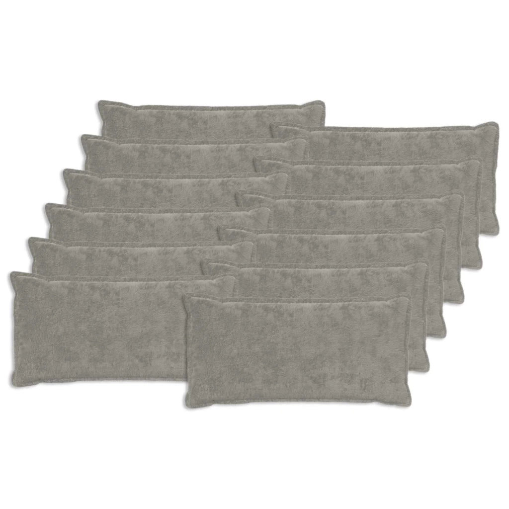 Federa 12 pcs HOUTEN Grigio Chiaro 40 x 80 cm 918468