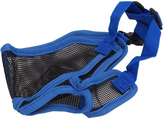 Muilkorf Verstelbare per Cani - Snuit Corto - Tessuto Ademante - Borde Rilassanti - Cintura Resistente - Prevenzione del Morso