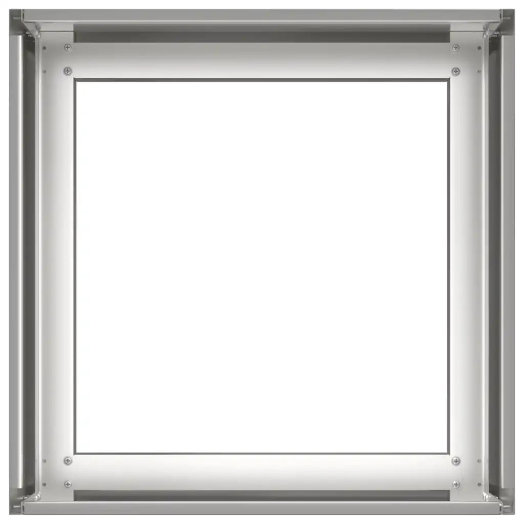 Fioriera 40x40x30 cm in Acciaio Inox 860798