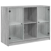 Credenza | Madia | Buffet da pranzo | Armadio da pranzo Grigio Sonoma 102x37x75,5 cm in Legno Multistrato