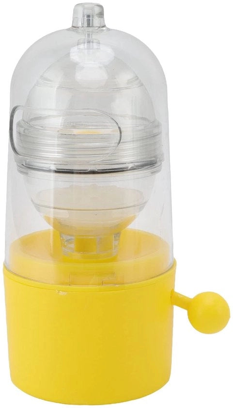 Spinnatore di Uova Portatile - Manuale - Adatto a Tutti i Tipi di Uova - Resistenti al Lavastoviglie - Materiale in Plastica - Peso Leggero 196g