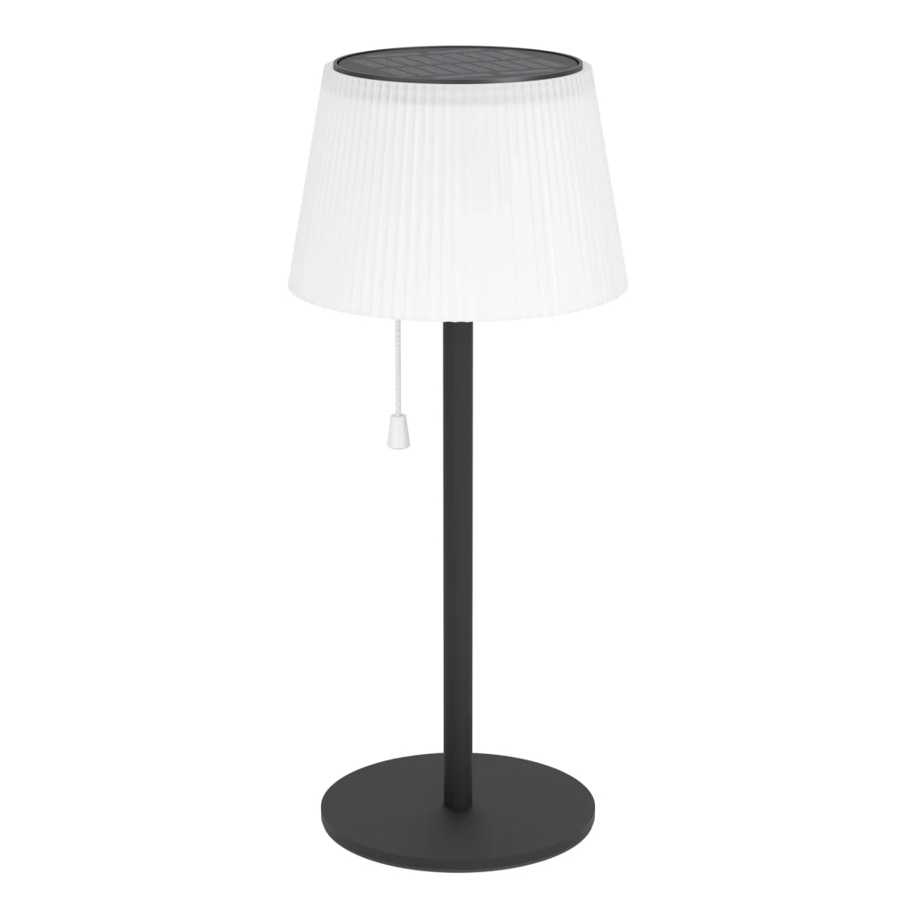 Lampada Ricaricabile Moderna Scordiano Acciaio Nero Led 2,3W 220Lm Ip44