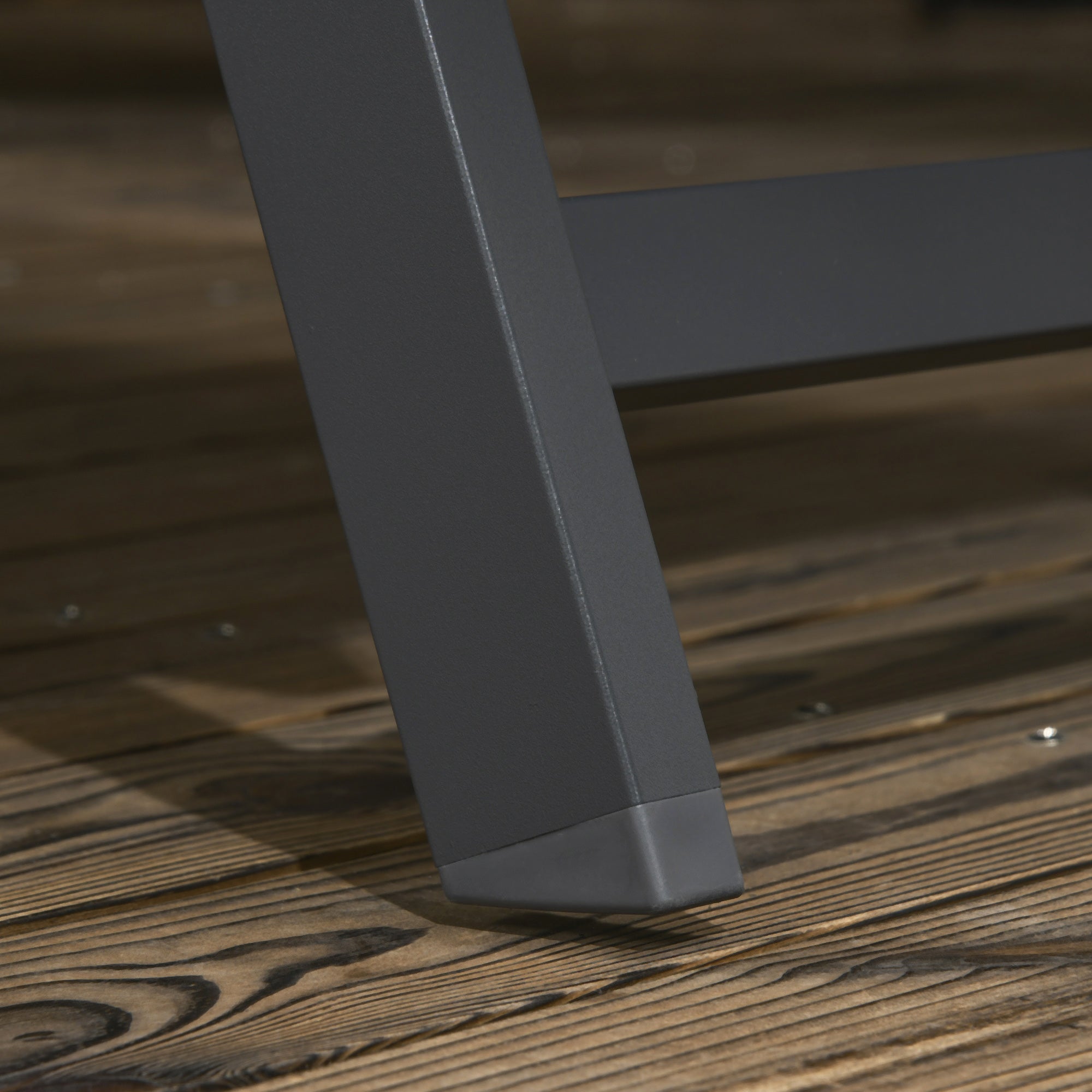 Set 2 Lettini Prendisole 66x165x102 cm con Schienale Reclinabile in Alluminio e Tessuto Traspirante Crema