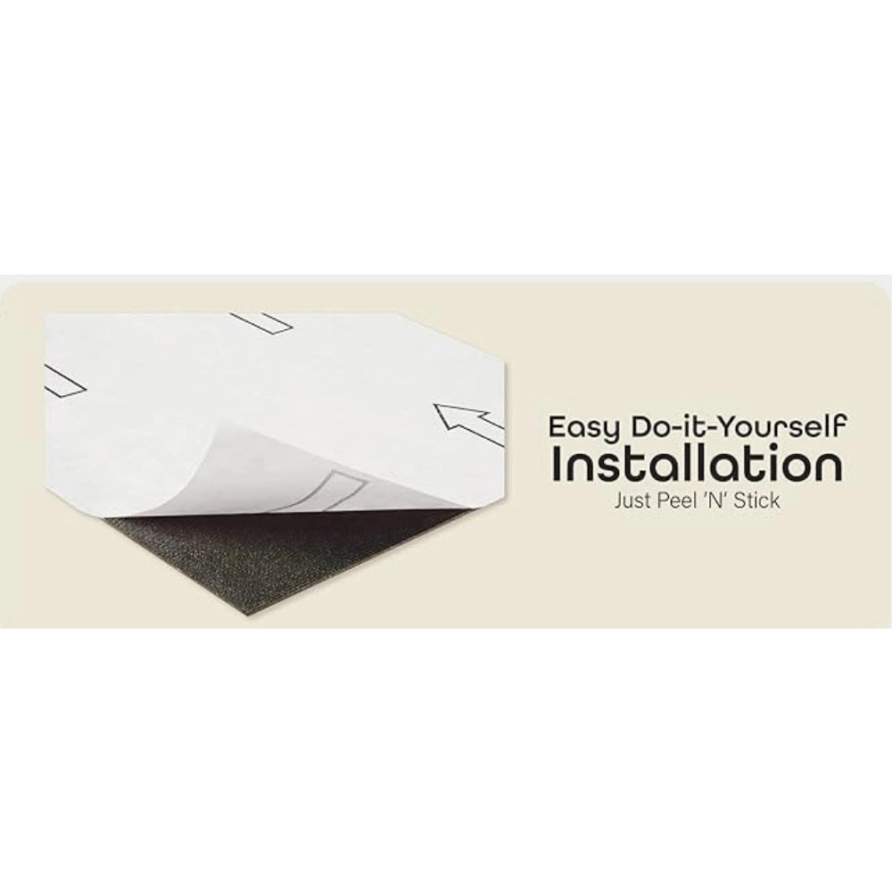 Piastrella autoadesiva pvc trama rosone 30 x 30 cm h 1,5 mm confezioni da 2 mq