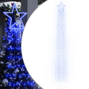 Illuminazione per Albero di Natale 320 LED Blu 375 cm CFW9474265