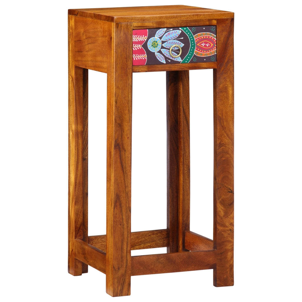Supporto per Telefono 35x35x75 cm Legno Massello di Acacia