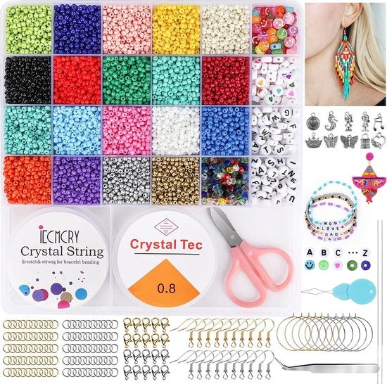 Set per creare gioielli - DIY gioielli - per adulti e bambini - ragazze e donne - kit per fare gioielli DIY - gioielli fatti a mano