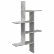 Scaffale da parete Grigio Cemento 61 x 15 x 102 cm 8012191