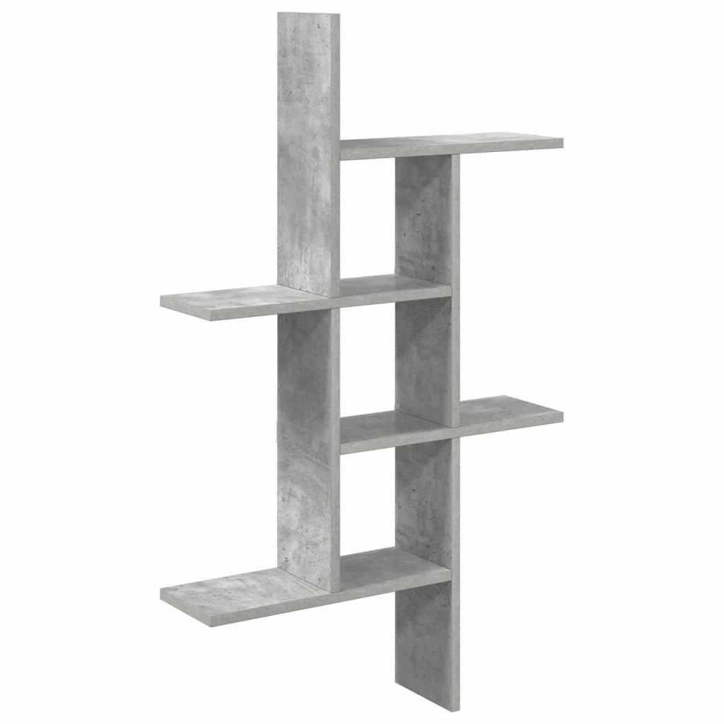 Scaffale da parete Grigio Cemento 61 x 15 x 102 cm 8012191