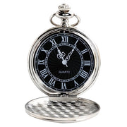 Orologio Vintage con Clessidra con Cinturino - Numeri Romani Classici - Casing in Argento - Accessorio Stiloso