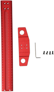 Misuratore T-tipico 300mm - Strumento di misura per angoli - Posizionamento - Misuratore in alluminio anodizzato - Progettazione leggera - Misuratore per angoli