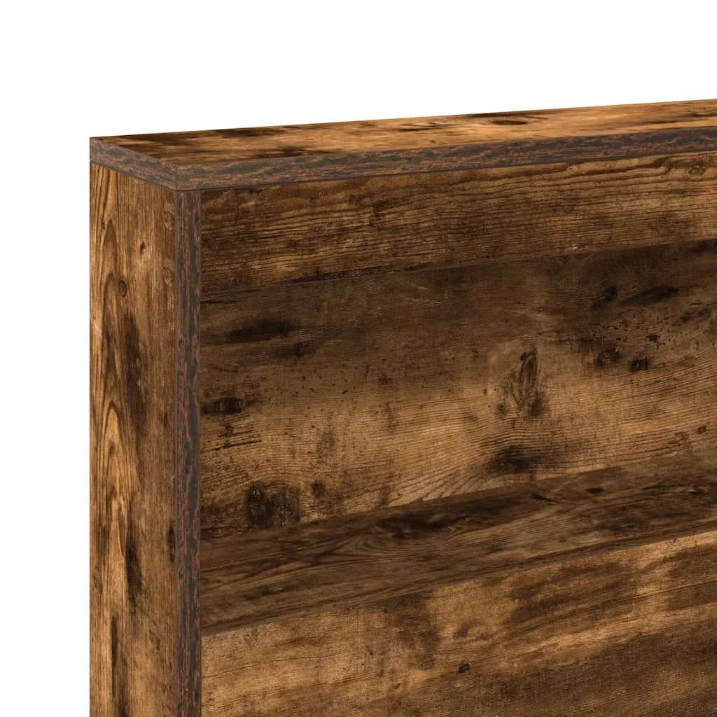 vidaXL Testata contenitore Rovere fumo 100 cm Legno multistrato