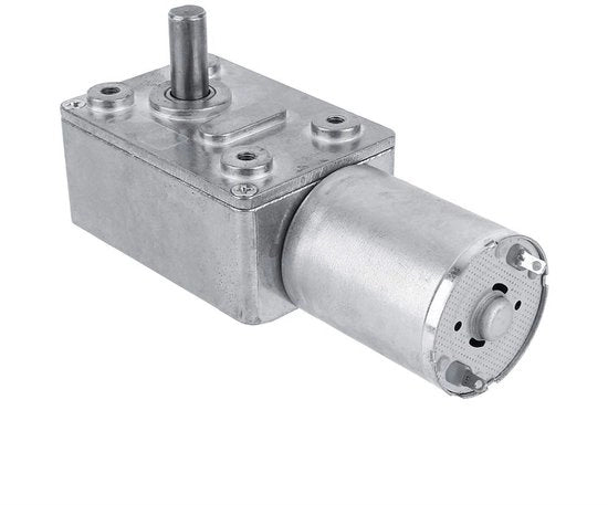 Motore di riduzione 12V - Rottore reversibile - Albero di trasmissione turbo - Motore di riduzione della velocità - 5RPM - Formato compatto - Motore