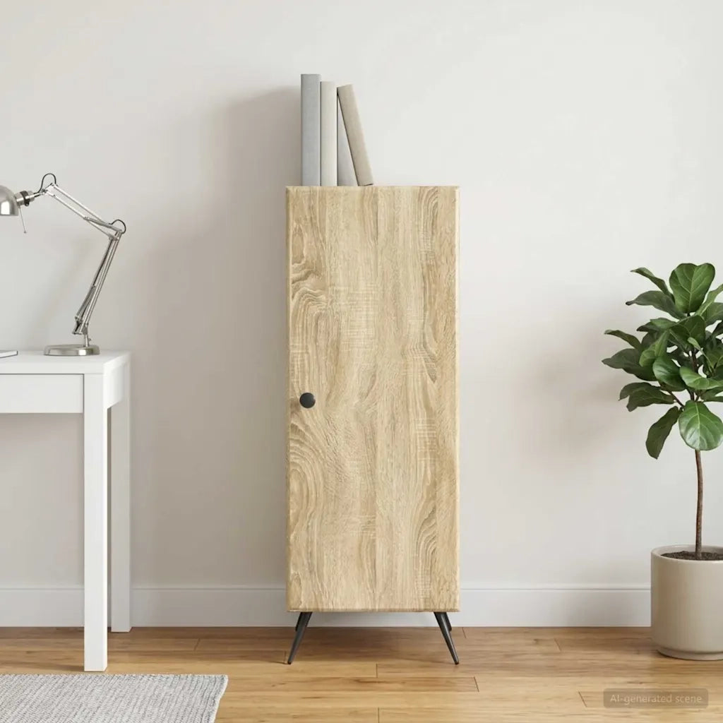 Credenza Rovere Sonoma 33 x 34,5 x 90 cm Legno ingegnerizzato 895517