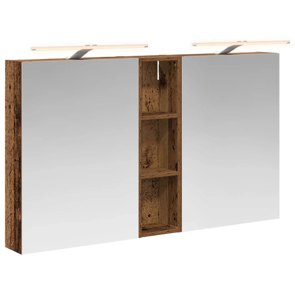 Set di Armadi da Bagno con lo scaffale 3 pcs 120 x 14,5 x 70 cm 3403758