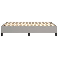 Struttura Letto a Rete a Molle Grigio Chiaro 120x200 cm Tessuto 3120846