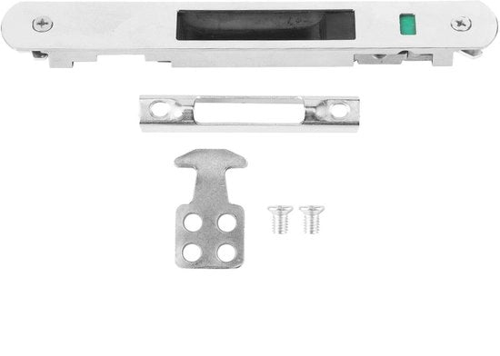 Chiusura per Porta Scorrevole in Acciaio Inossidabile - Accessorio per Porte Scorrevoli in Vetro - Design Moderno - Utilizzo per Finestre - Incluso Accessorio - Dimensioni 19,8 x 2,8 cm