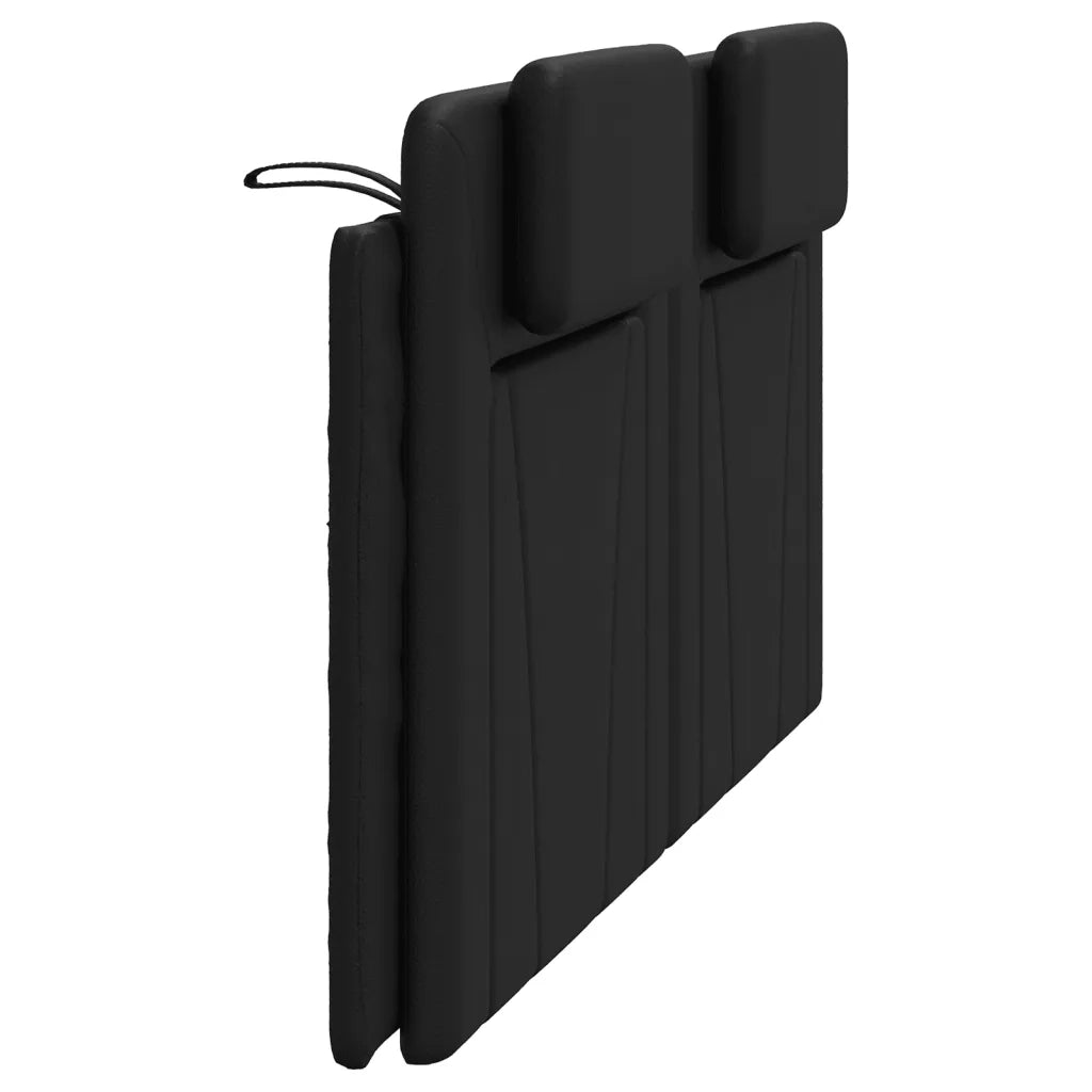 Cuscino Testiera Viana Nero 183 cm in Similpelle 374811
