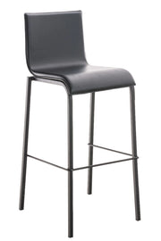 Sgabello Avola b78 similpelle nero