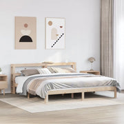 Giroletto con Testiera 180x200 cm Massello Pino 3306053