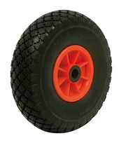 Utilia RUOTA PIENA PER CARRELLI PORTASACCHI cerchione plastica Ø mm.260 foro Ø mm. 16